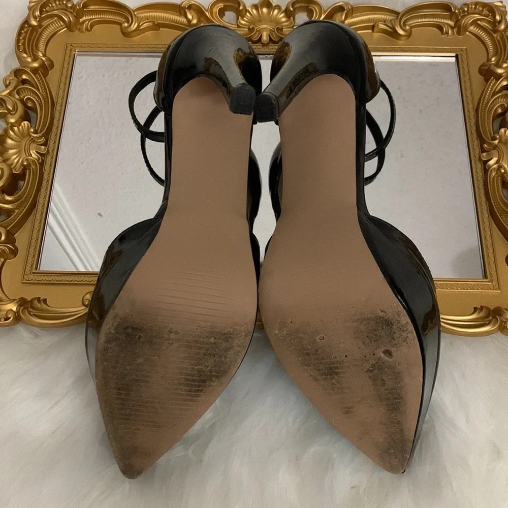 🔥 Patent Leather Black Stiletto Heel - Picture 5 of 7